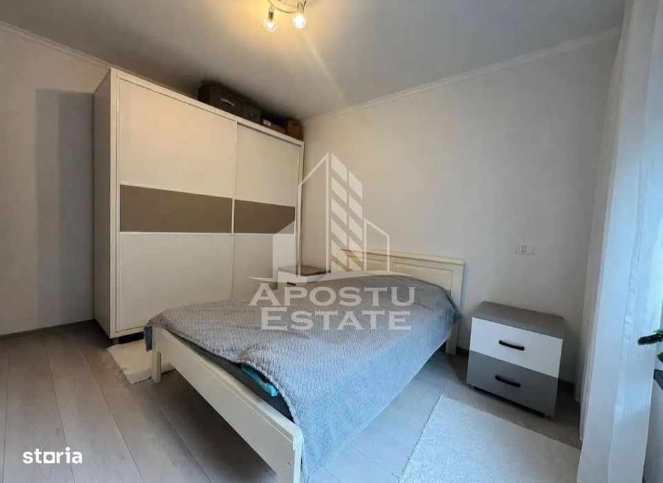 Apartament mobilat si utilat,2 camere,curte 71 mp,Braytim