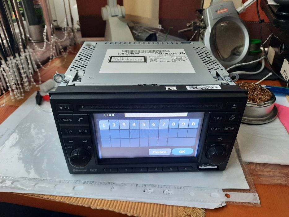 Decodare PIN Safe nissan qashqai navigatiii