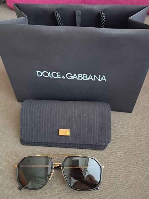 Слънчеви очила Dolce & Gabbana DG 2285 02/81 - GOLD/BLACK