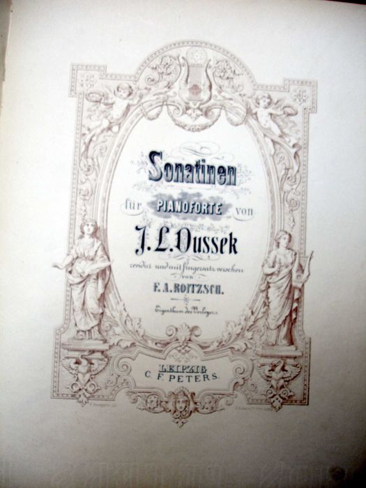 Школа по пиано, ноти, Carl Czerny - антикварна книга