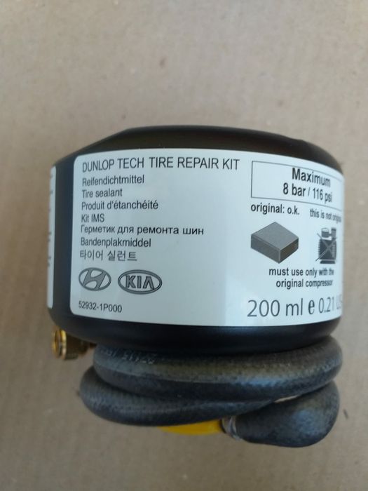 Compresor auto umflat roti +solutie Kit pana original Hyundai Kia 180w