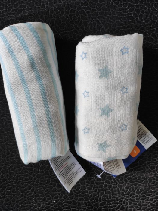 Пеленки муслиновые и фланель