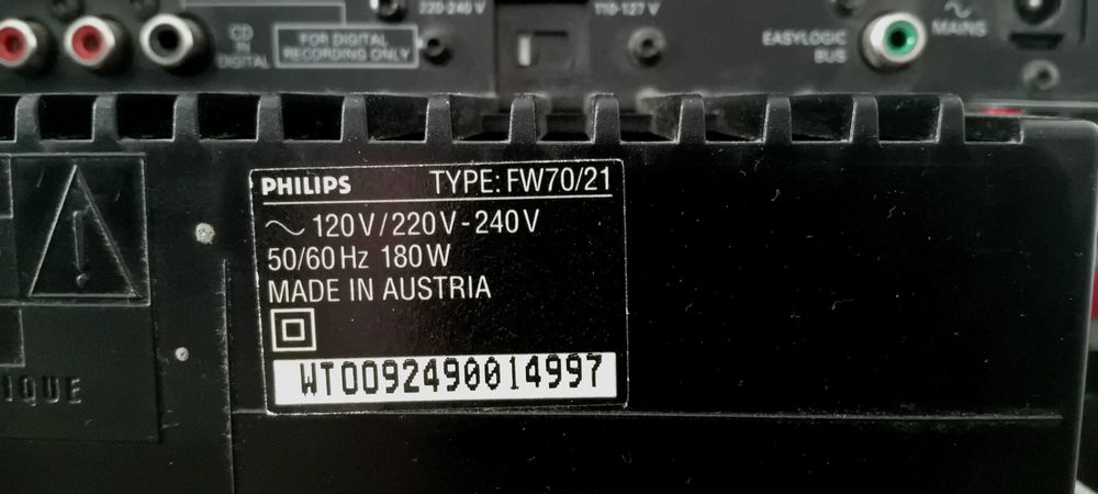 Linie audio Philips FW70/21.