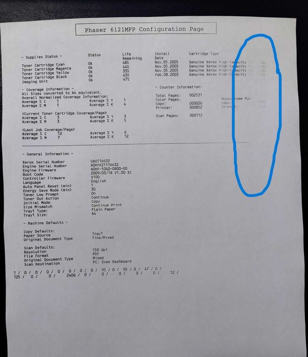 Цветен, лазерeн Xerox Phaser 6121 MFP  мфу