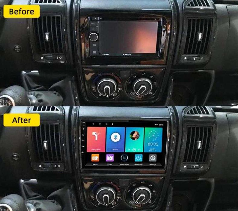 FIATDucato,CITROENJumper,PEUGEOTBoxer 9"/12,3" 07/21 Андроид Навигация