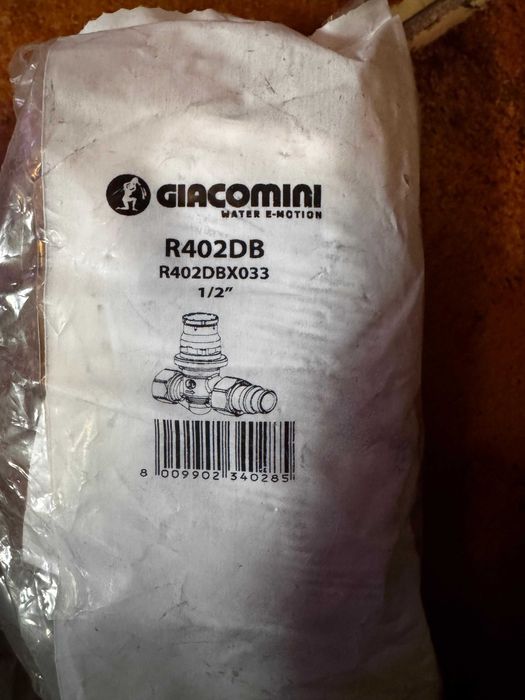 Robinet GIACOMINI R402DBX033 țeavă de fier de  1/2" drept