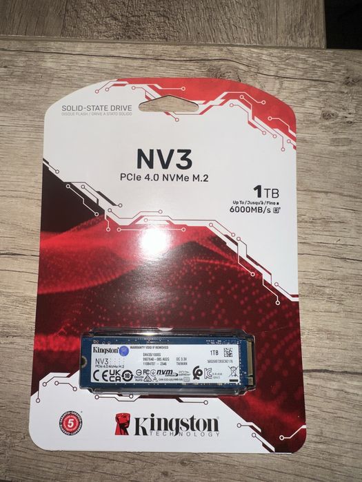 SSD Kingston NV3 1Tb новые