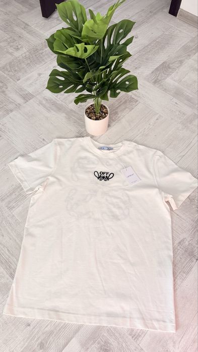 Tricou alb Off-White
