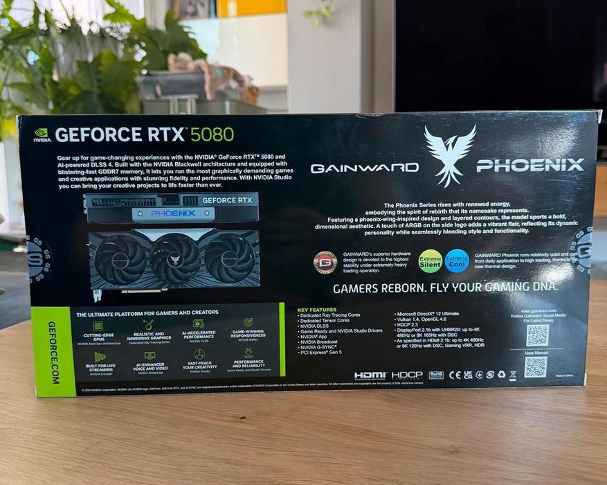 Gainward NVIDIA GeForce RTX 5080 Phoenix GS 16GB GDDR7 – Nou