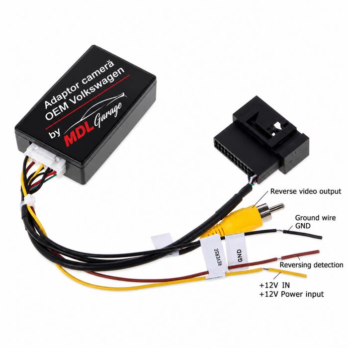 Adaptor convertor camera marsarier originala OEM Volkswagen RGB CVBS RCD 330 360 880 Rns