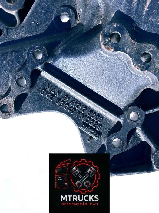 Capete șasiu suport bară tractare MAN CIFA BASCULA 8X4; 6X4; 4X4