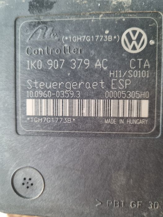 pompă ABS VW golf5 ,touran, skoda