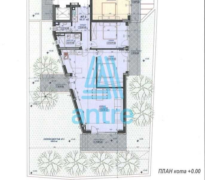 Тристаен апартамент в кв. Бъкстон