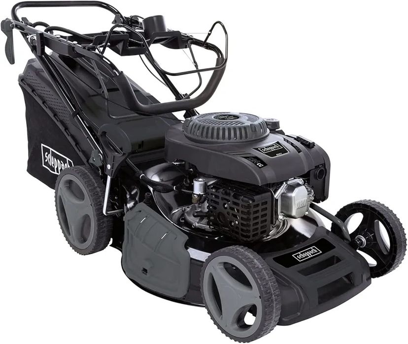 Masina de tuns gazon scheppach ms 225 53 pornire la buton