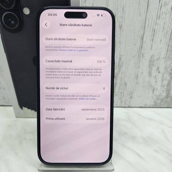 IPhone 16 128GB 8cicluri Black Zeus Amanet Vitan 4628