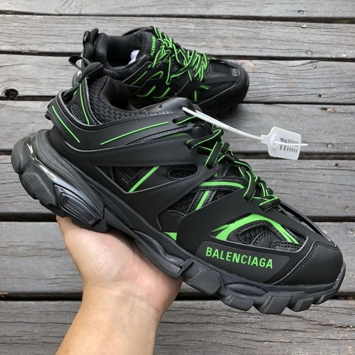 Balenciaga Track Sneaker "Black/Neon Green"
