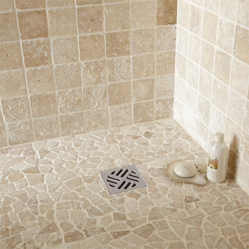 Travertin Classic Antichizat 10 x 10 x 1 cm