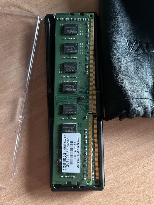 ОЗУ DDR3 1333 частота 2gb каждая