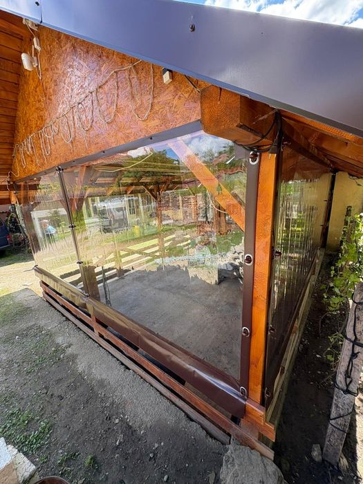 Folie terasa Cristal premium transparenta