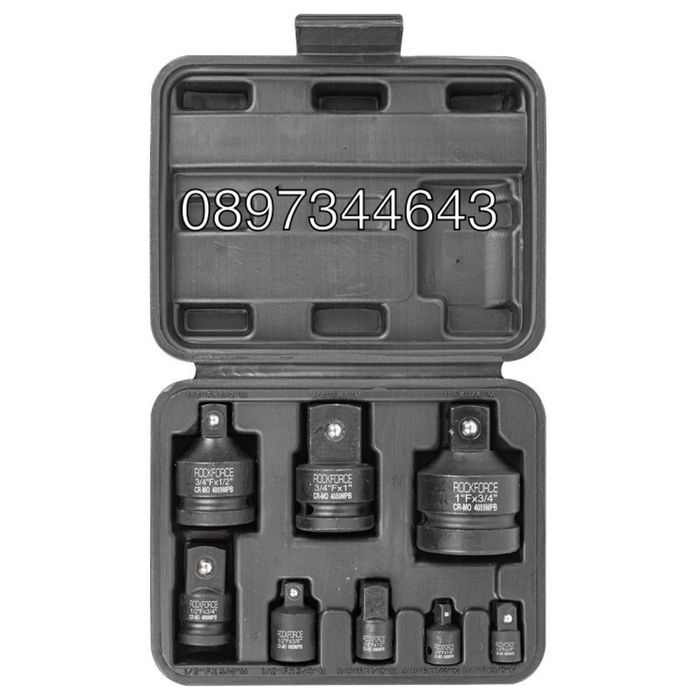 Комплект ударни преходници 8части Rockforce