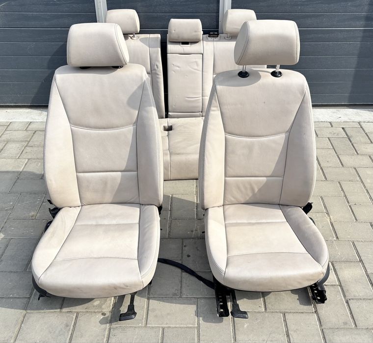 Scaune interior piele crem alb Bmw X3 X4 F25 F26   #15