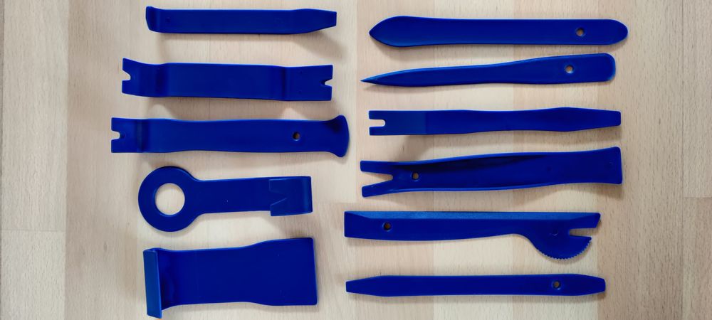 Set 11 spatule levier plastic