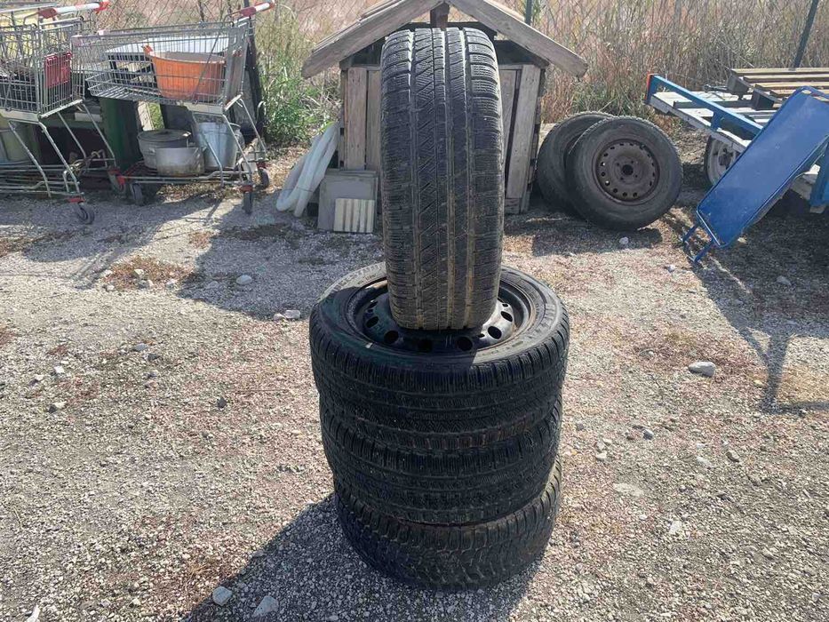 джанти със зимни гуми за сеат ибиза 6L 5X100 195/50/15 BRIDGESTONE 4бр