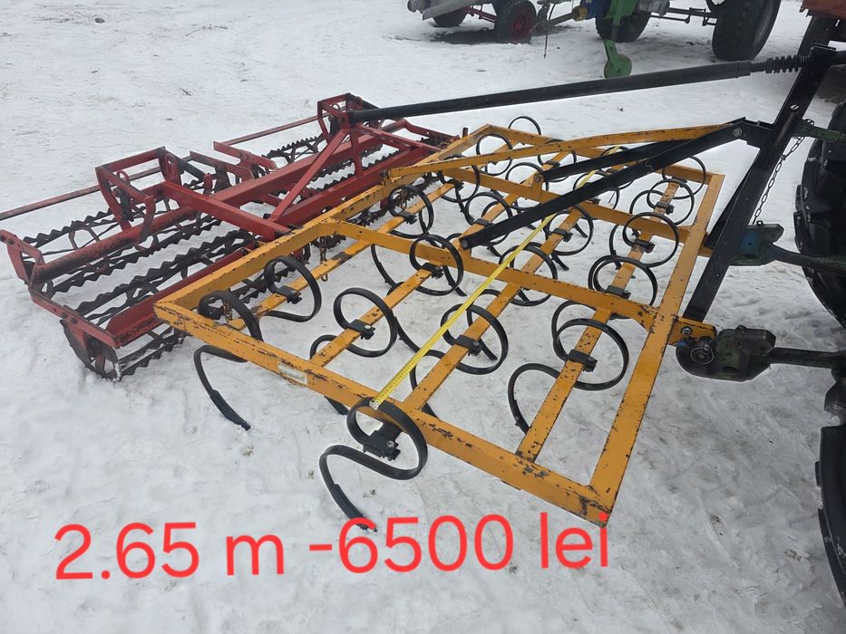 Cultivator Combinator dublu tavalug 2.7 m metri 2.2 2.5