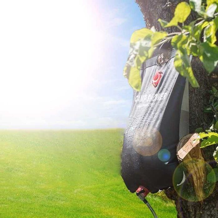 Dus solar portabil 20L pentru camping plaja gradina incalzire solara