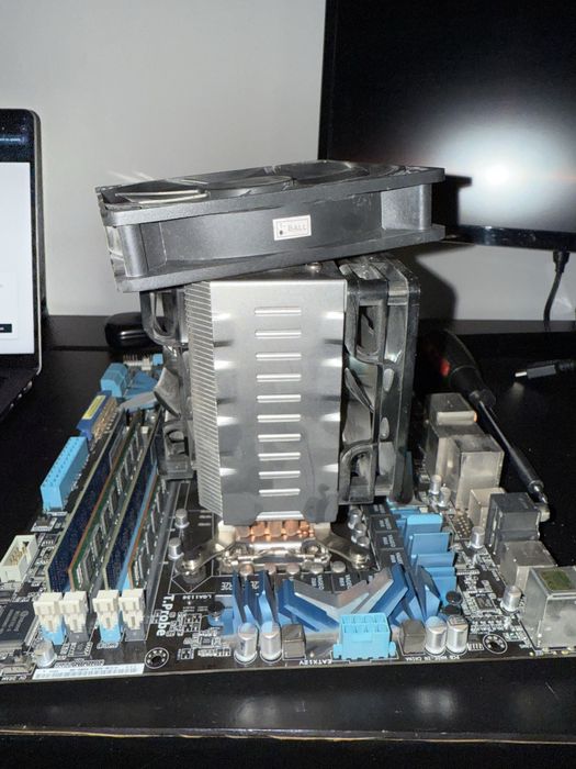 Материнская плата ASUS P7P55D PRO + core i7-860 + 8гб ОЗУ