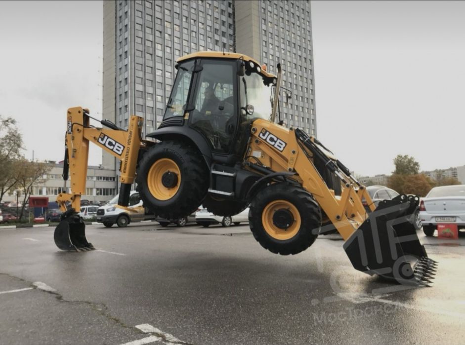 Экскаватор погрузчик JCB аренда!