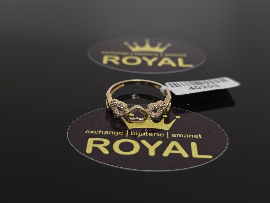 Bijuteria Royal: Inel aur 14k/1.80 gr