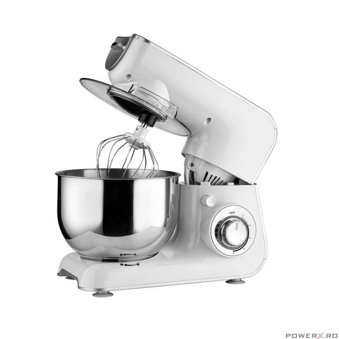 Robot de bucatarie, pentru amestecare si framantare aluat, alb,Botti