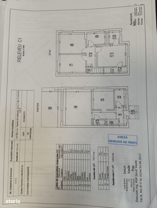 Vând casa tip duplex p+1E
