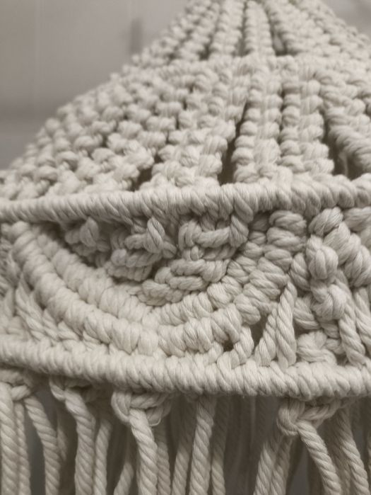 Люстра макраме ручная работа, стиль бохо, скандинавский интерьер