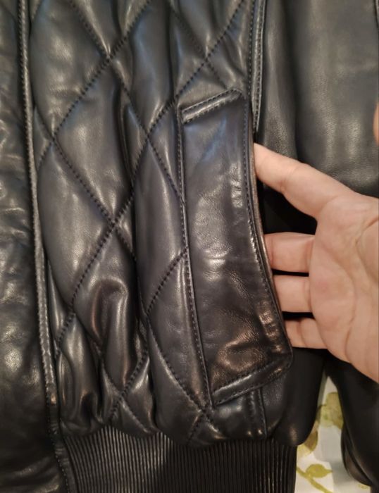 Geaca piele & blana naturala