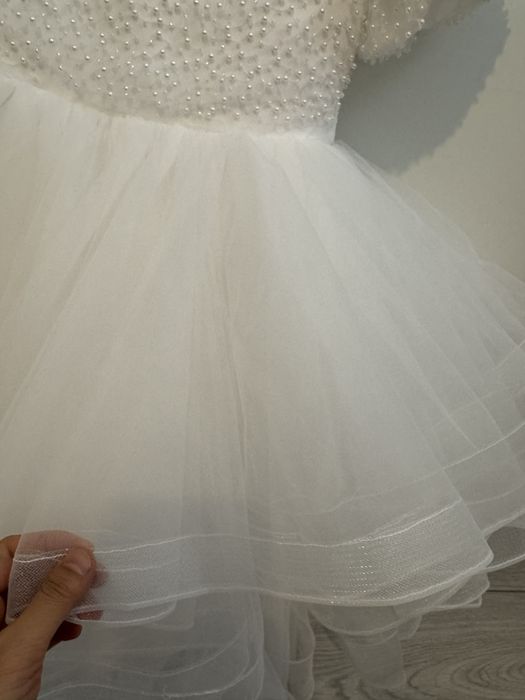 Платье белое для девочки