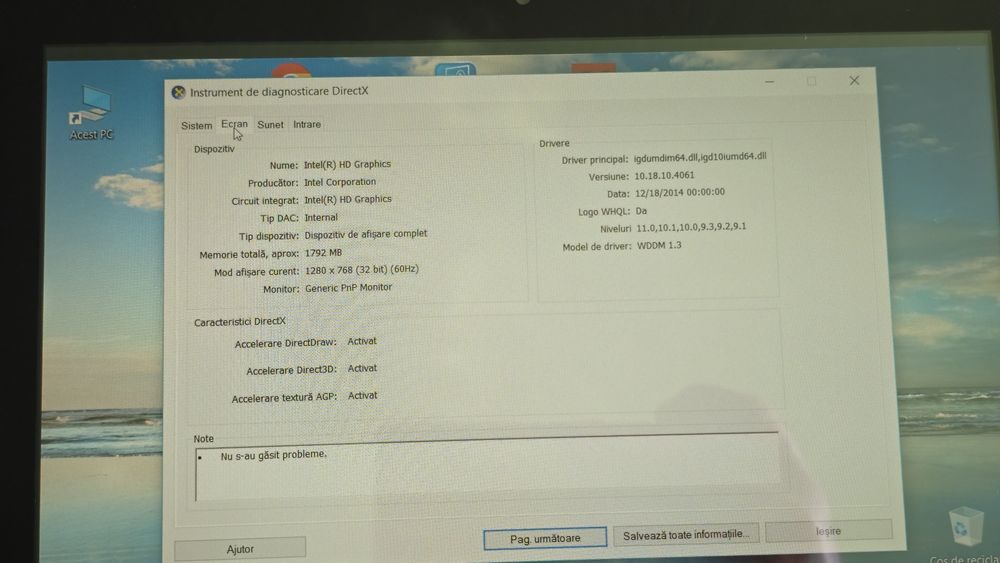 Laptop Medion  Akoya cu încărcător