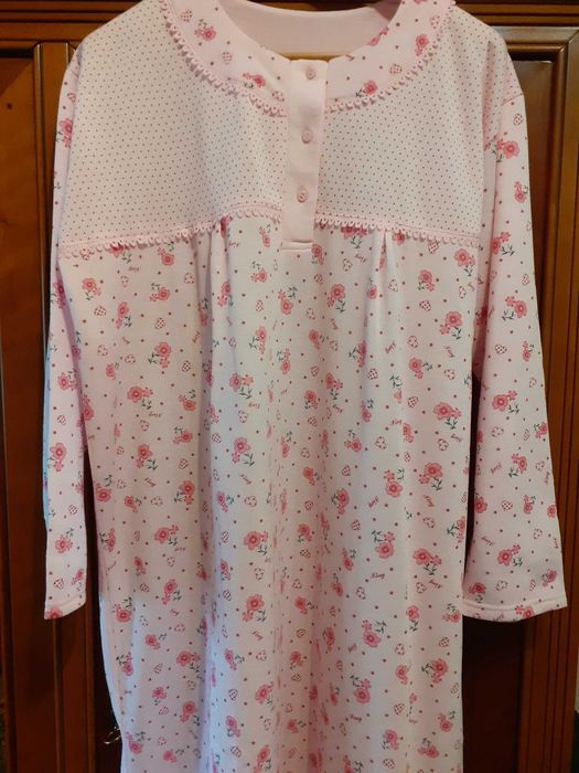 camasa noapte cu maneca lunga