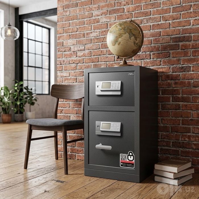 Сейф Deli 3657A 730x430x380 мм, двойной