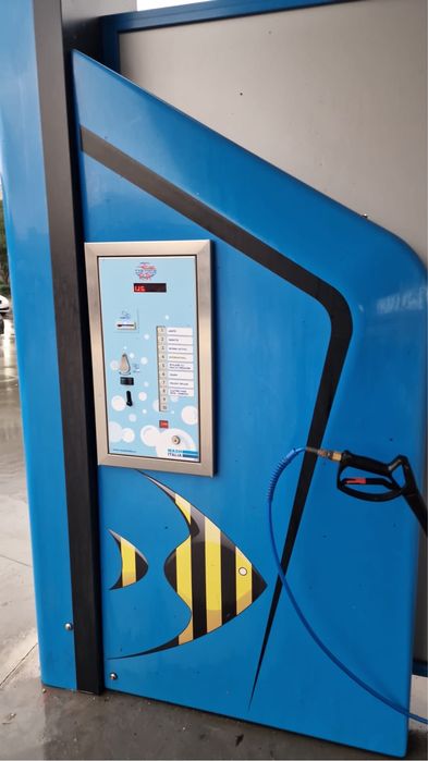 Spalatorie auto self service cu fise, bancnote, automatizari