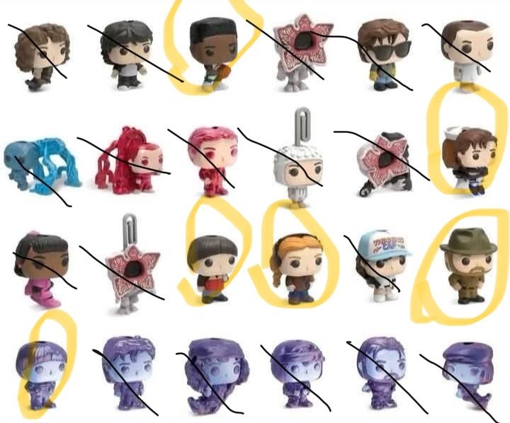 фигурки очень странные дела