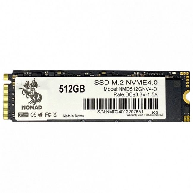 SSD накопитель 512GB NOMAD M.2 2280 PCIe4.0 NVMe