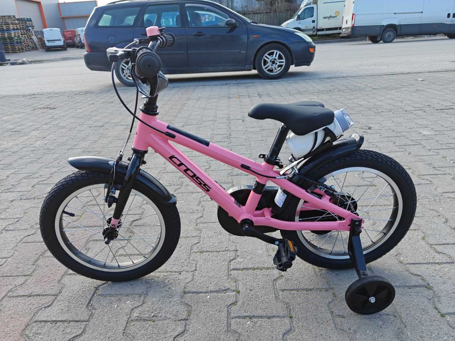 CROSS Алуминиев велосипед 16" ROXY розов