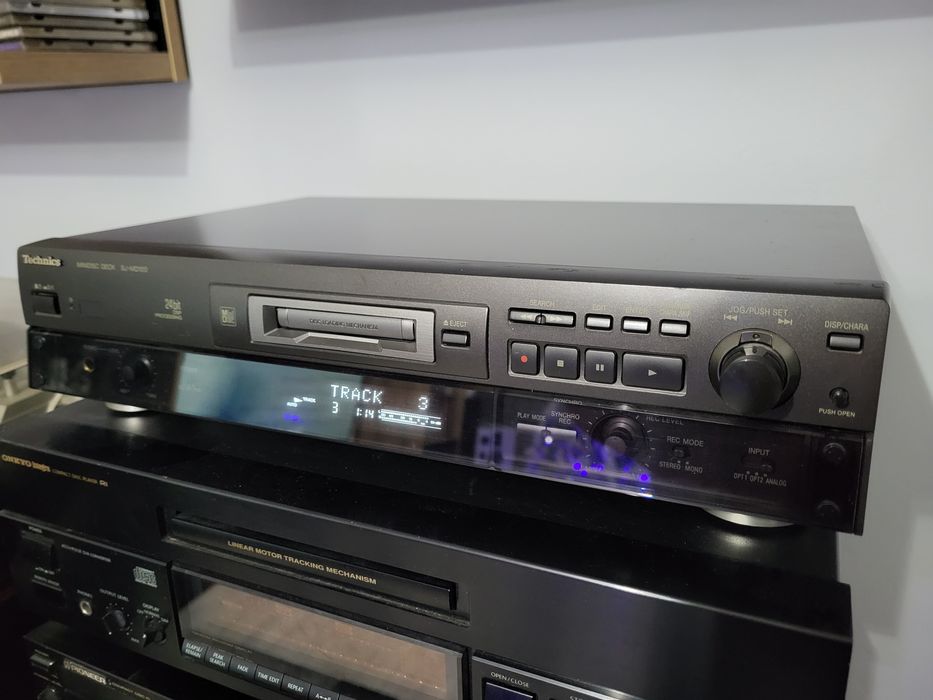 Technics minidisc sj-ms100,cd sl-ps620a,sl pg5