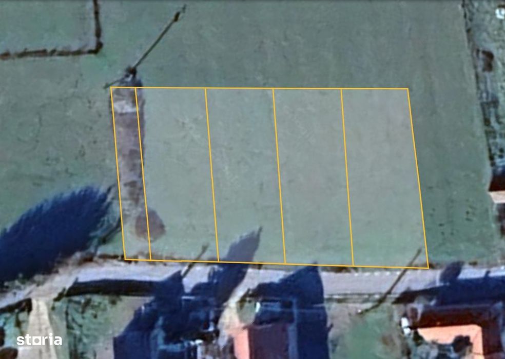 Vand teren intravilan 4 parcele de 500 mp fieccare