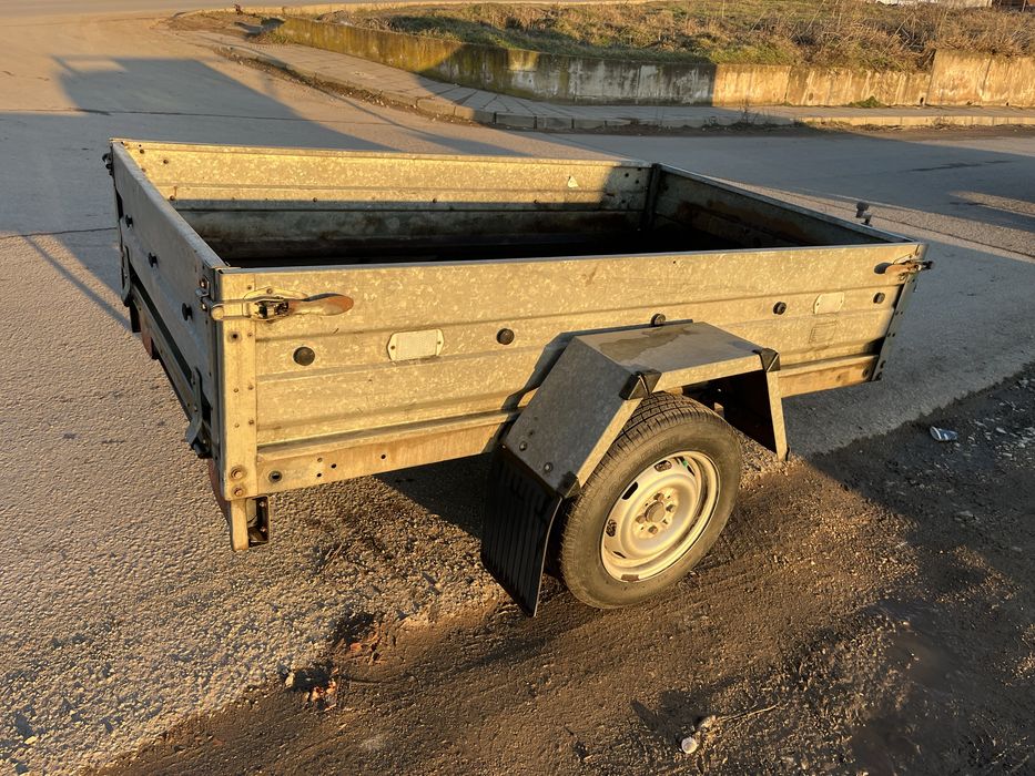 Немско Туристическо Ремарке 750кг. 2.10х1.10 Внос Германия