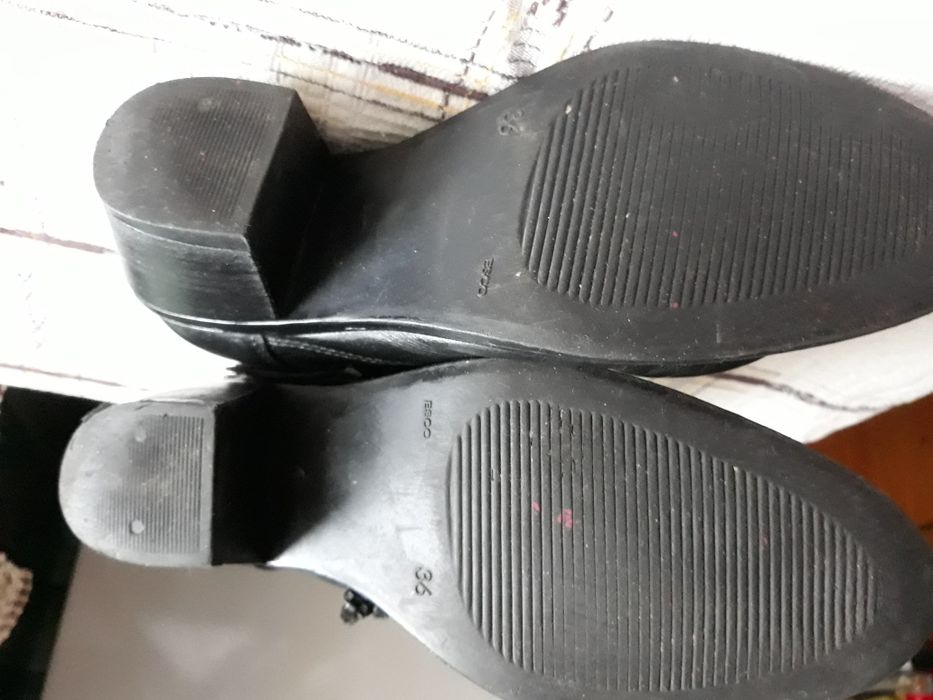 Cizme negre lungi piele naturala