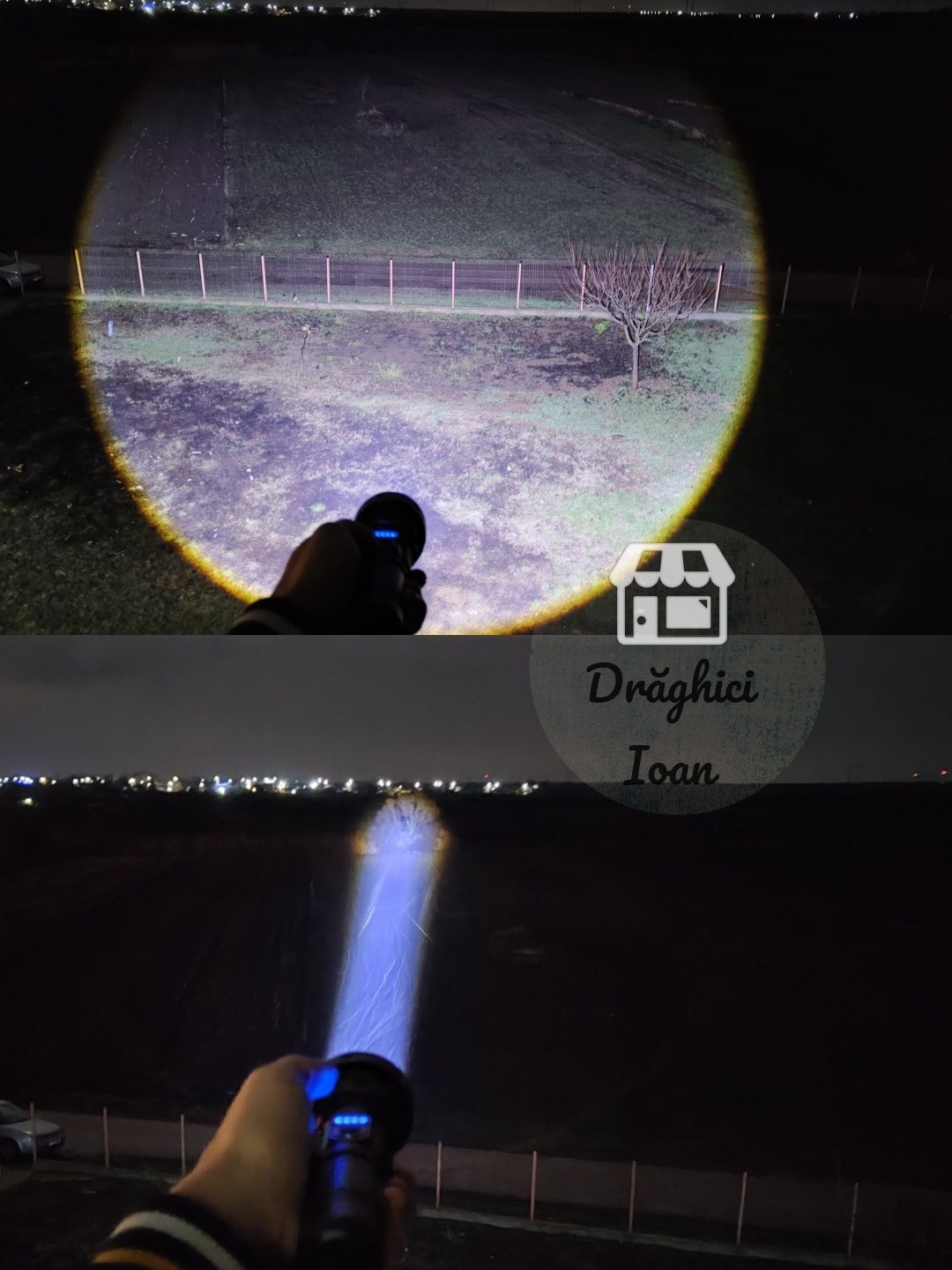 Lanterna LASER v1- led PM20 ULS tip LASER pt. distanta
