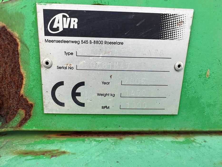 Фреза AVR Multivator 4×75 – 3 м, Големи валяци